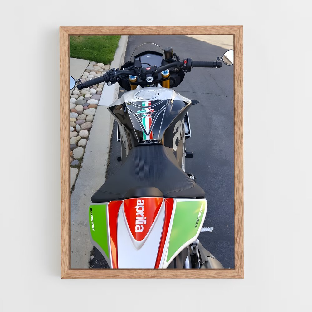 Poster élégant Tuono v factory – affiche Aprilia (vue 4)
